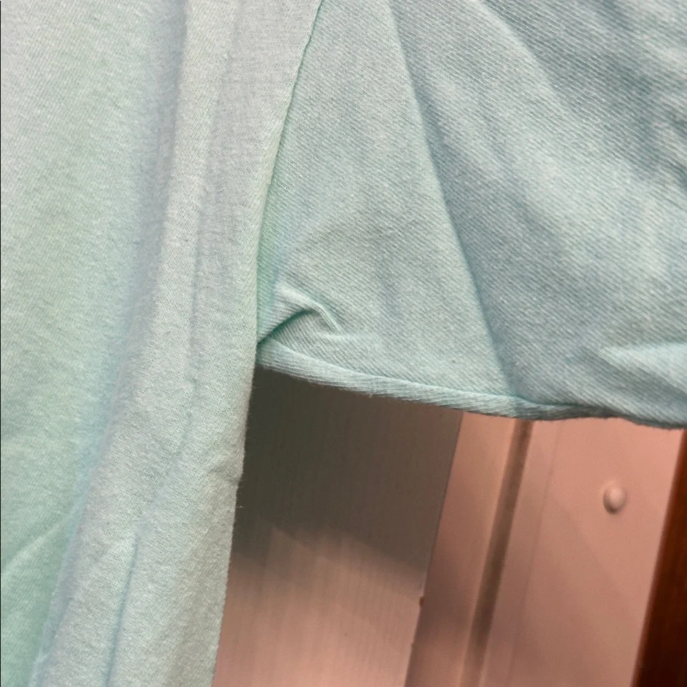Simply Southern Turquoise Snowman Long Sleeve Tee - Picture 4 of 5